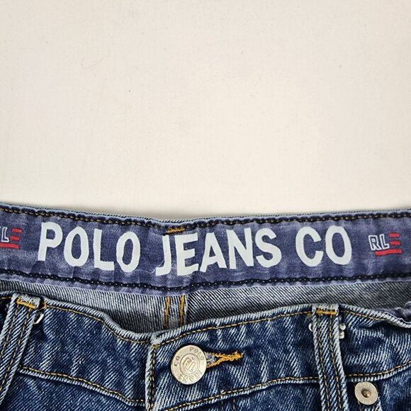 Polo Jeans Co. Jeans Mens 36x32 Blue Denim High Rise Pants - Picture 4 of 10